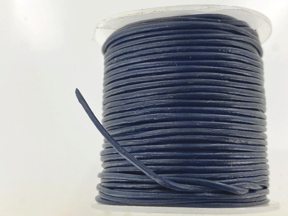 Lacet bleu marine rond clearance