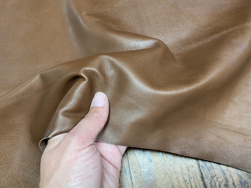 Veste en peau de mouton nappa camel | Luxe | Haute Acorn