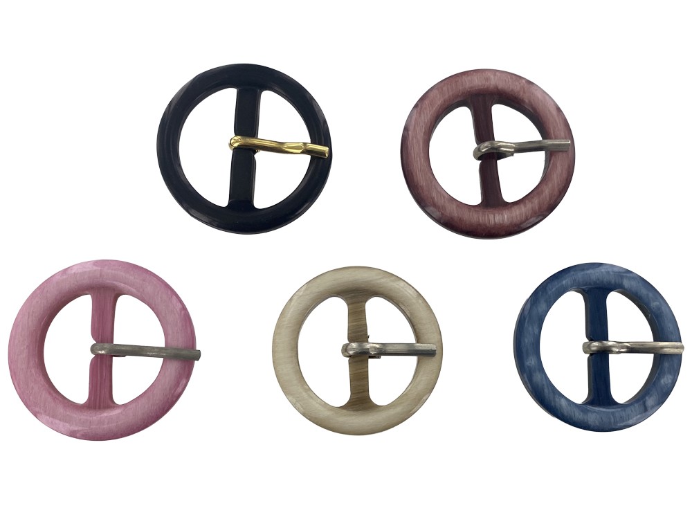 LOT surprise de 5 boucles de ceinture ronde fantaisie Cuir en Stock