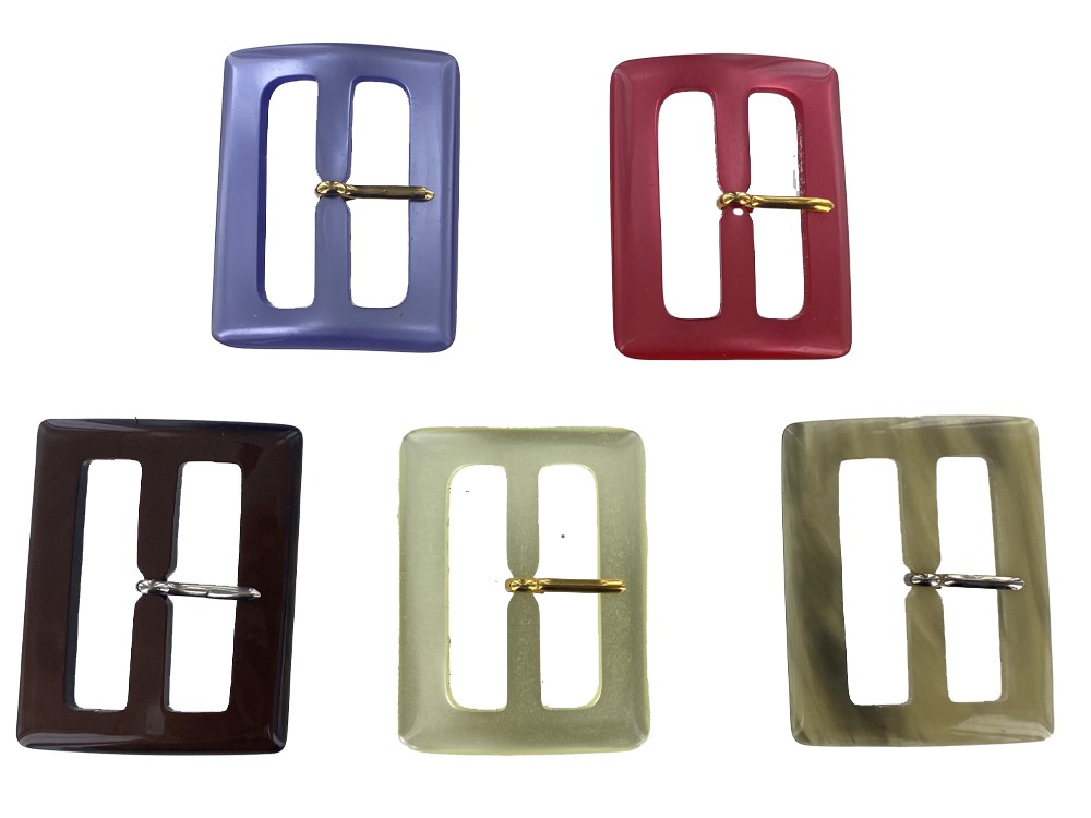 LOT surprise de 5 boucles de ceinture fantaisie 40mm Cuir en Stock