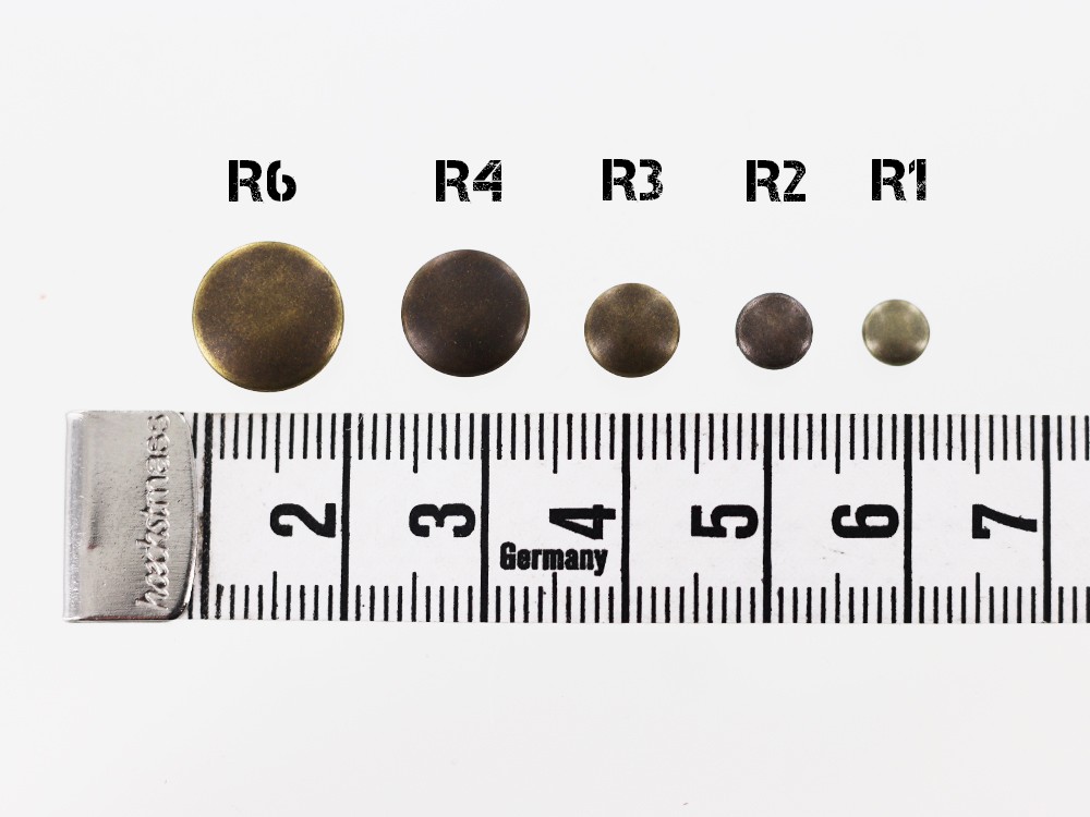 8 Goujons Rivet Creux 10x7mm – Dos Creux Pour Cuir, Bronze, Pointe – Uxcell