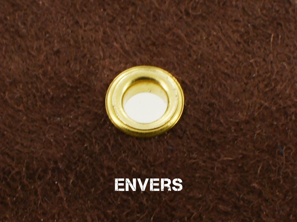 Swpeet Lot De 200 œillets En Métal Pour Réparation De Toile, Cuir, Rideaux - 5 Mm - Noir