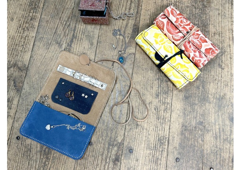 Fabriquez une pochette porte-bijoux en cuir – Idée cadeau pour la fête des mères !