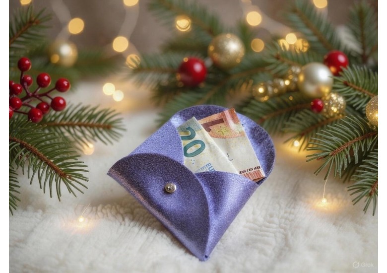 L'enveloppe à étrennes en cuir pour les fêtes !