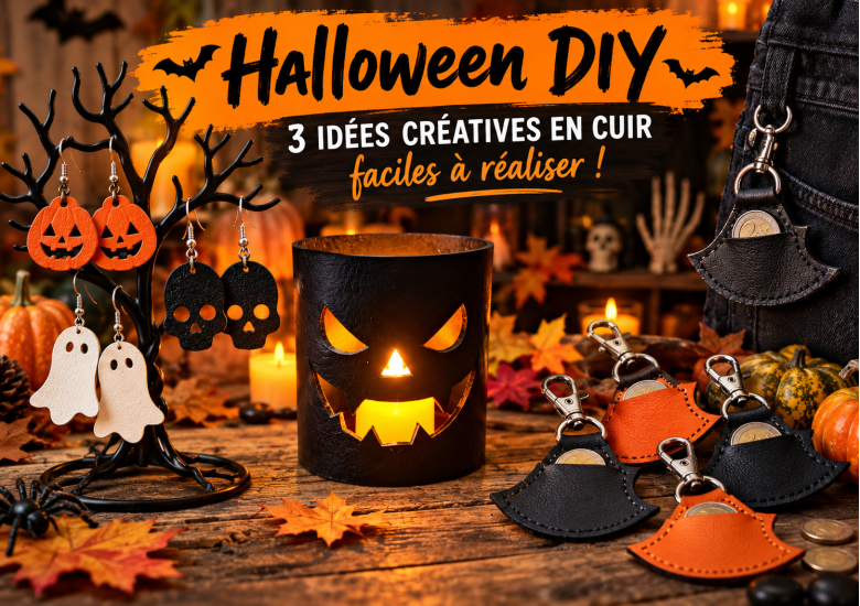 Halloween DIY : 3 idées créatives en cuir faciles à réaliser