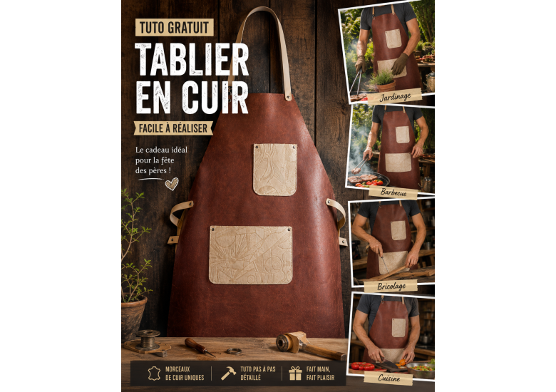 Comment fabriquer un tablier en cuir artisanal ? Tutoriel gratuit