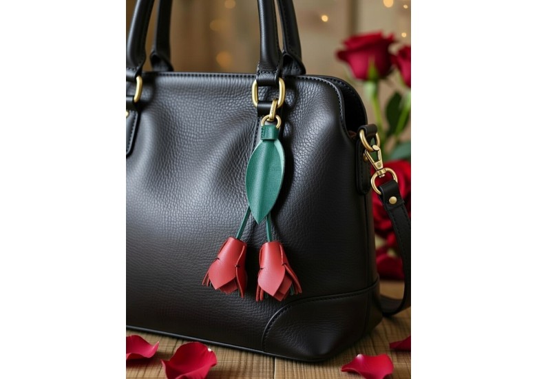 Fabriquer un bijou de sac tulipe en cuir : le tutoriel DIY parfait pour la Saint-Valentin